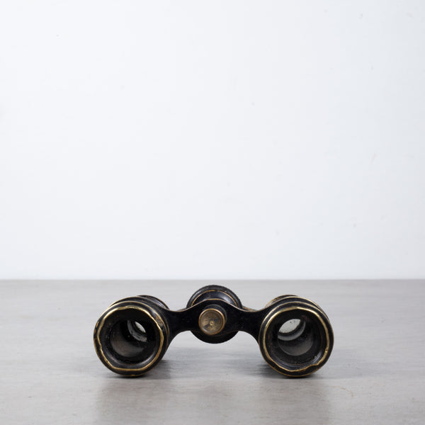 19th c. French Brass Binoculars with Compass c.1880