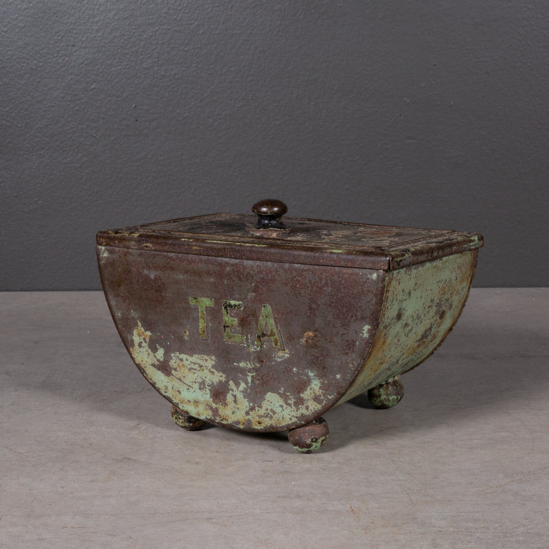 19th c. English Toleware Tea Bin c.mid-1800