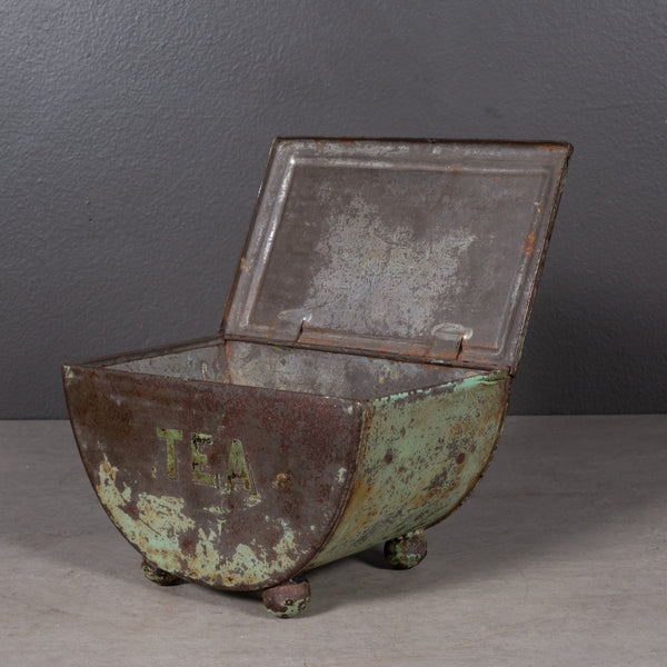 19th c. English Toleware Tea Bin c.mid-1800