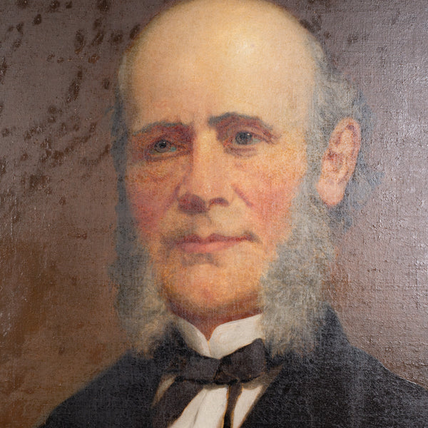 American 19th c. Oil Portrait of a Gentleman