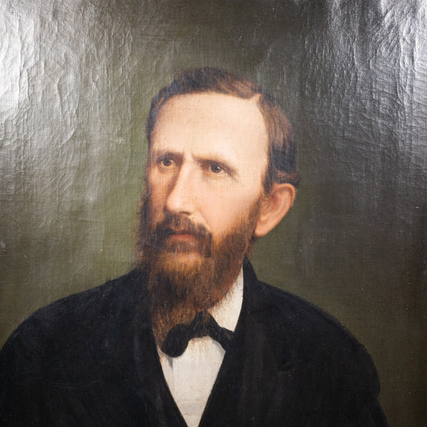 19th c. Oil Portrait of a Bearded Gentleman, c.1800s