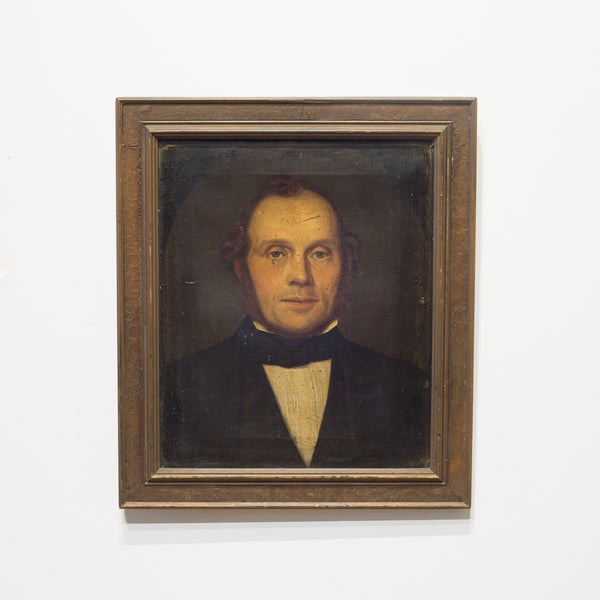 19th c. Oil Portrait of a Gentleman c. 1800s