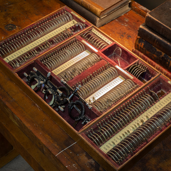 Late 19th c. Optometrist Eye Testing Kit c.1890