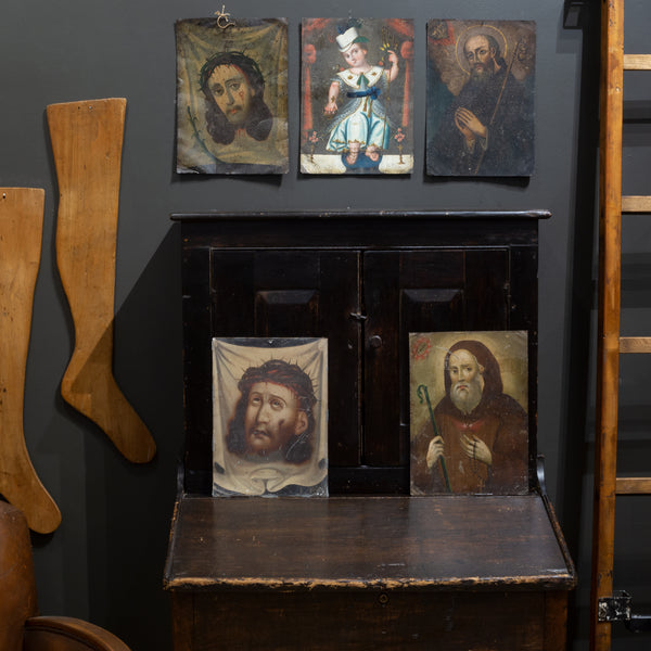 19th c. Mexican Retablo Saint Francis c.1880