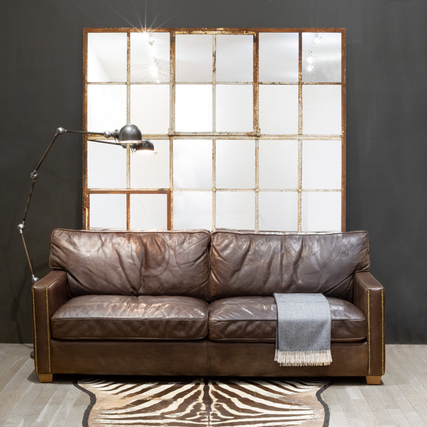 Timothy Oulton Viscount William Leather 3 Seater Sofa