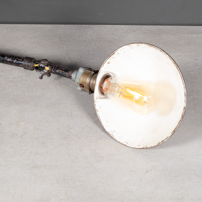 Vintage Ajusco Articulating Industrial Lamps c.1930-Two Available