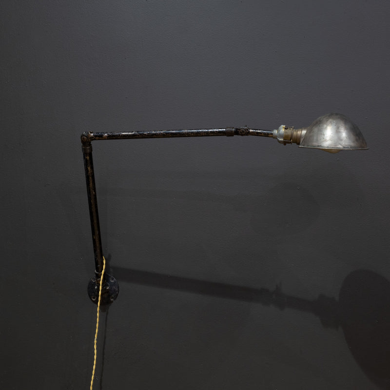 Vintage Ajusco Articulating Industrial Lamps c.1930-Two Available