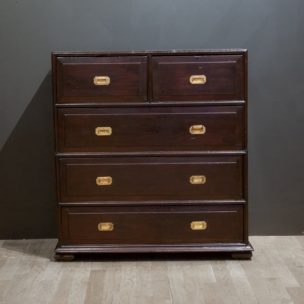 Early 18th c. Anglo/Indian Rosewood Campaign Chest c.pre-1730