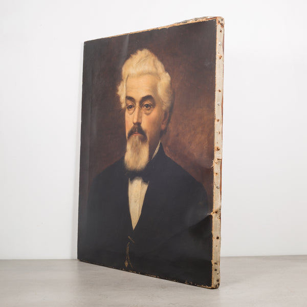 19th c. Signed Oil Portrait 1896