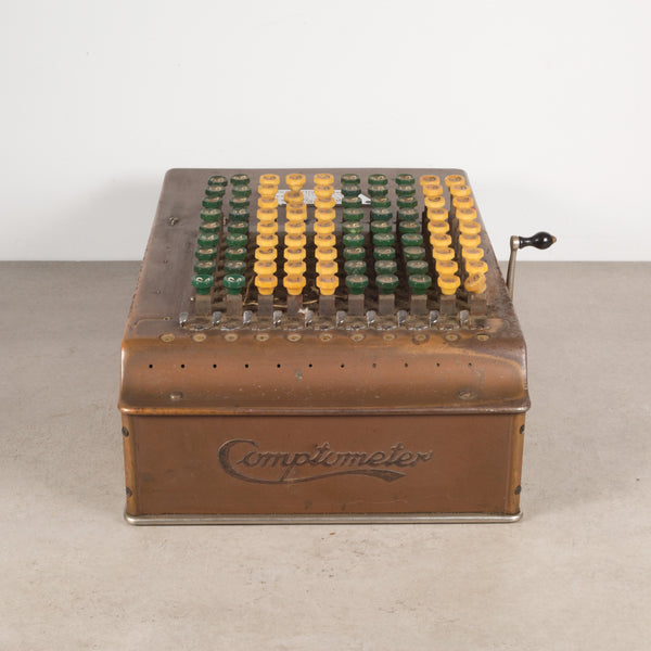 Late 19th-Early 20th c. Copper and Bakelite Adding Machine C.1887-1920