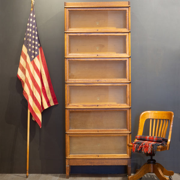 Antique Six Stack Lawyer/Barrister's Bookcase c.1910