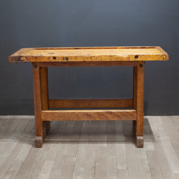 Antique American Carpenter's Workbench c.1900