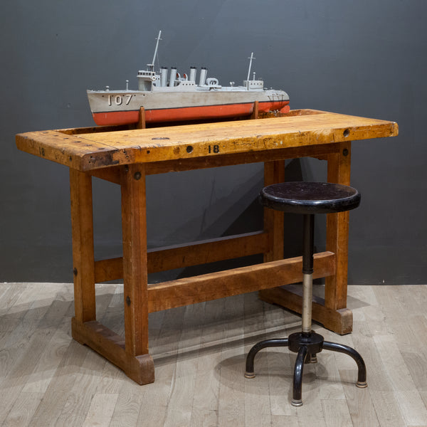Antique American Carpenter's Workbench c.1900