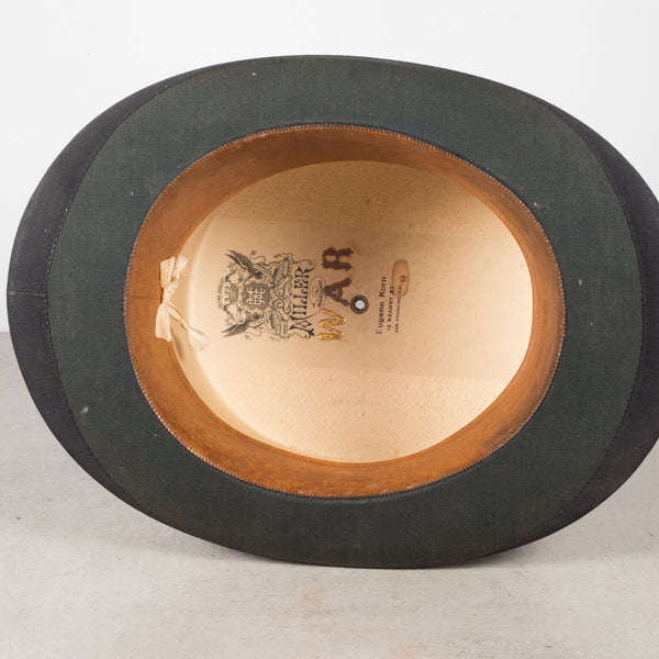 Antique Beaver Fur Top Hat c.1920-1940
