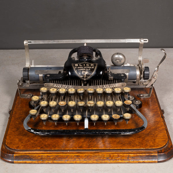 Late 19th c. Blick #7 Typewriter and Case c.1890-1892