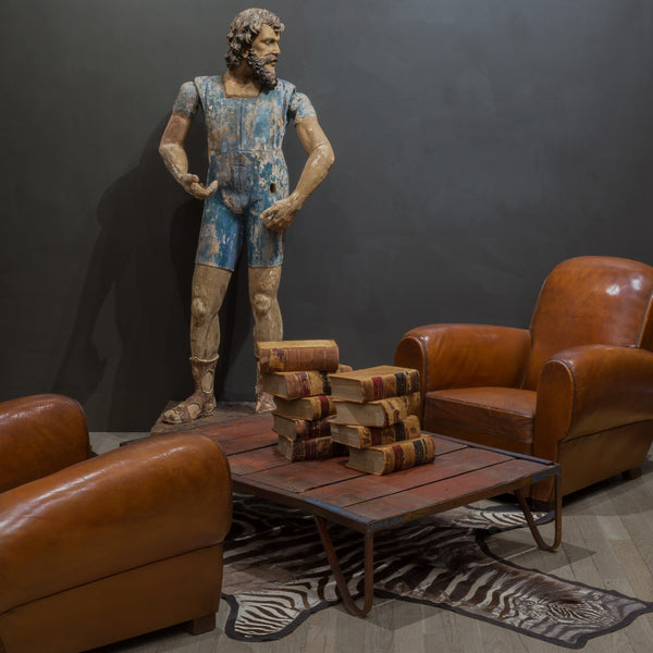 Early 20th c. Dutch Brick Pallet Coffee Table c.1940