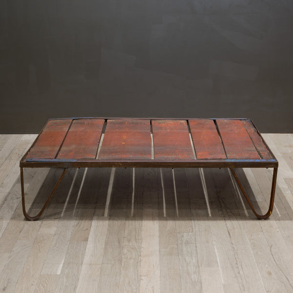 Early 20th c. Dutch Brick Pallet Coffee Table c.1940