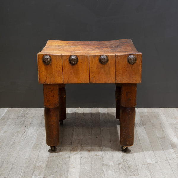 Early 20th c. Maple Butcher Block c.1930