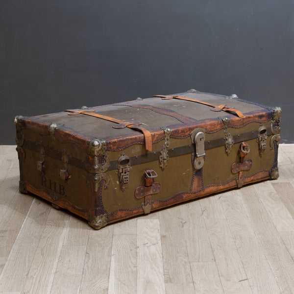 Distressed Antique Cabin Trunk c.1900