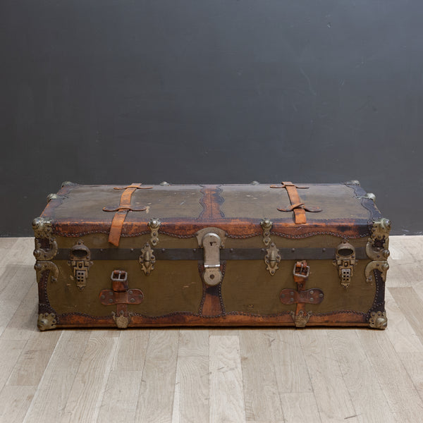 Distressed Antique Cabin Trunk c.1900
