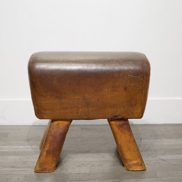 Antique French Gymnasium Pommel Horse c.1920