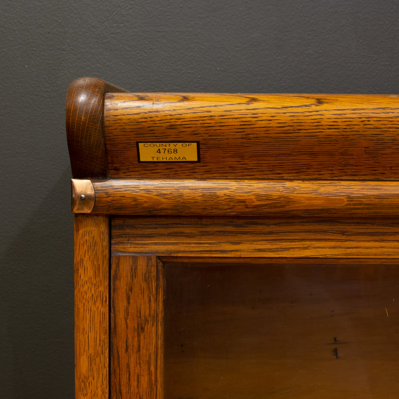 Early 20th c. Globe-Wernicke 6 Stack Lawyer's Bookcase with Drawer c.1910