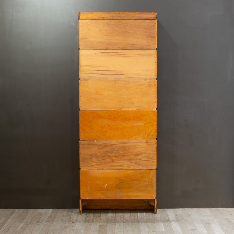Early 20th c. Globe-Wernicke Quarter-Sawn Oak 6 Stack Lawyer's Bookcase c.1910