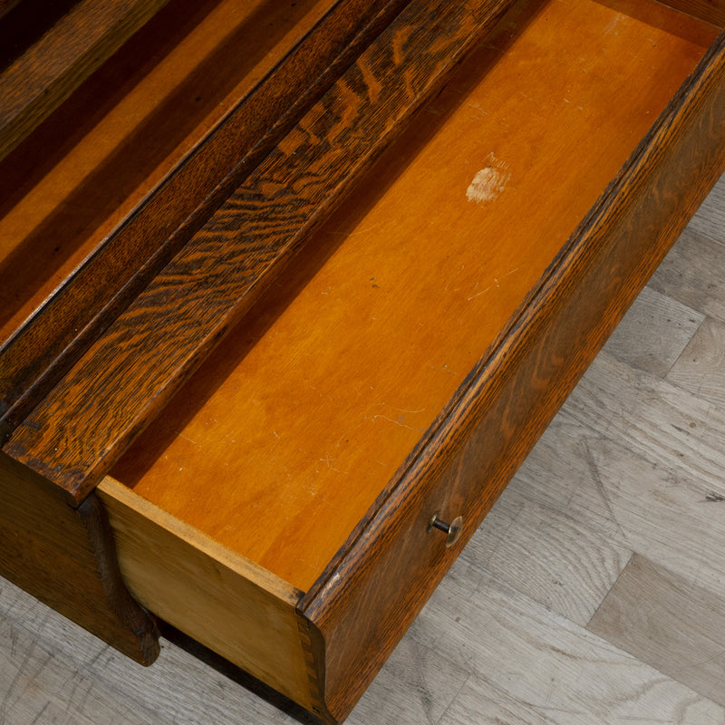 Early 20th c. Globe-Wernicke 4 Stack Lawyer's Bookcase with Rare Bottom Drawer c.1910