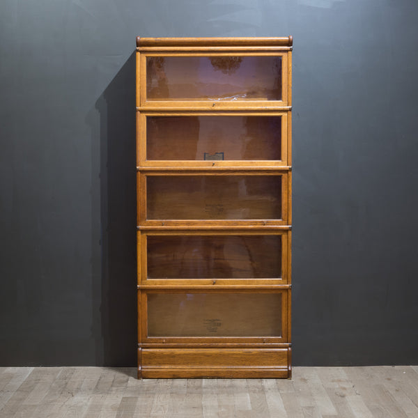 Early 20th c. Globe-Wernicke 5 Stack Lawyer's Bookcase c.1890