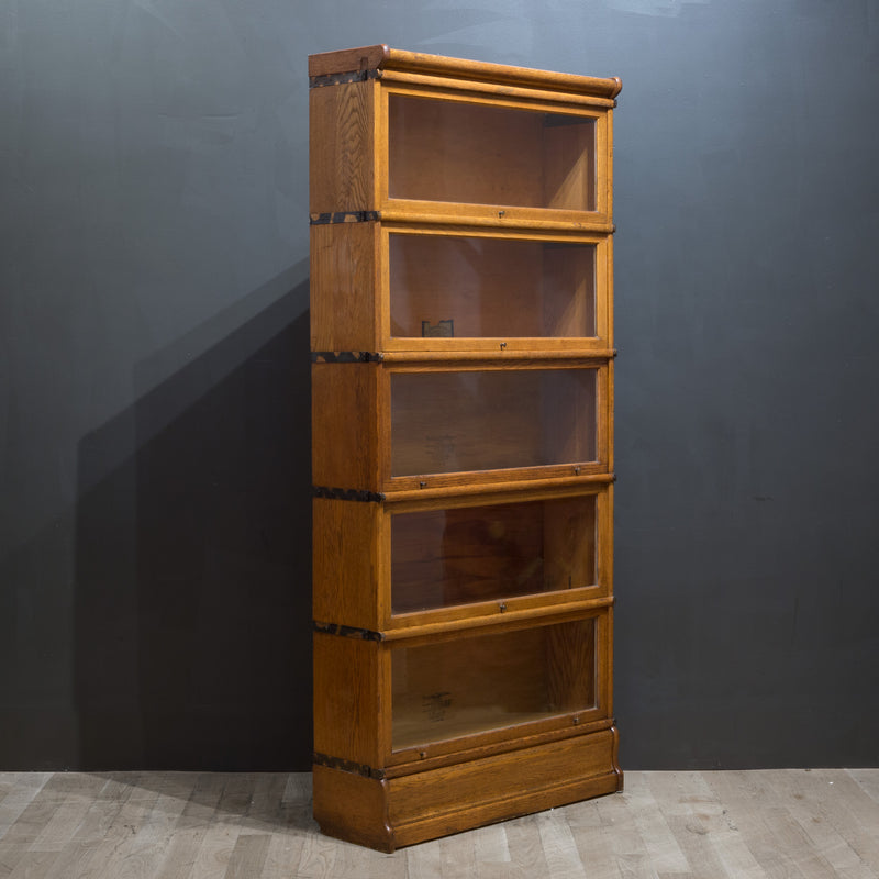 Early 20th c. Globe-Wernicke 5 Stack Lawyer's Bookcase c.1890