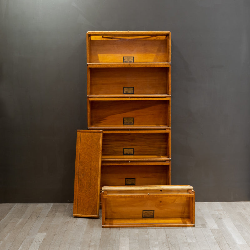 Early 20th c. Globe-Wernicke 6 Stack Lawyer's Bookcase with Drawer c.1910