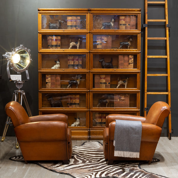 Early 20th c. Globe-Wernicke 6 Stack Lawyer's Bookcase with Drawer c.1910