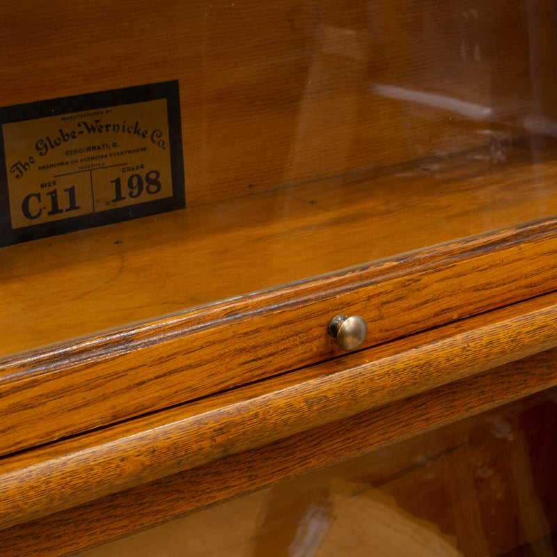 Early 20th c. Globe-Wernicke 6 Stack Lawyer's Bookcase with Drawer c.1910