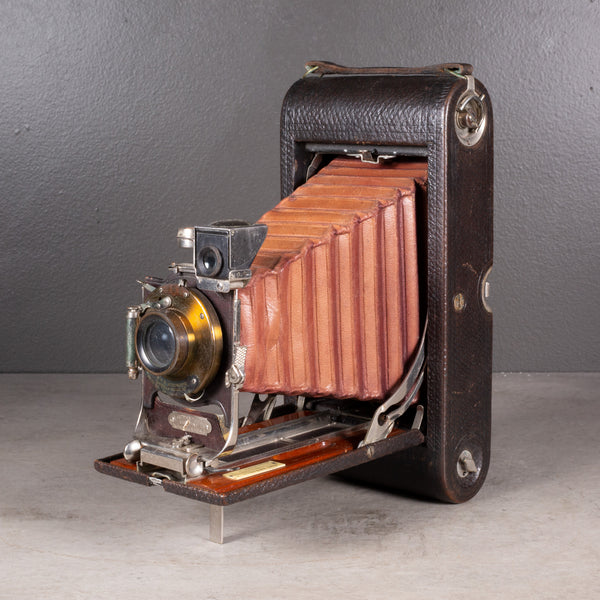 Large Antique Kodak Folding No. 3A Camera with Mahogany Inlay c.1903