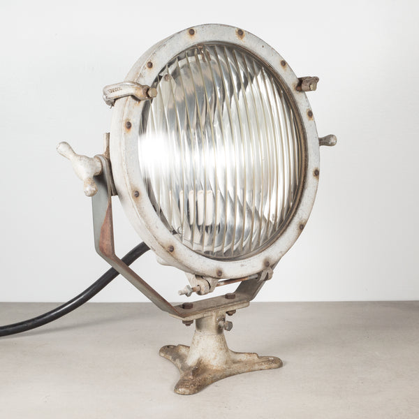 Antique S&M Swivel Ship Searchlight c.1940