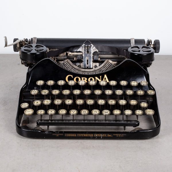 Antique Corona Four Portable Typewriter c.1926