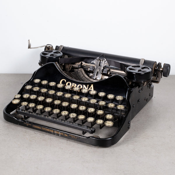 Antique Corona Four Portable Typewriter c.1926