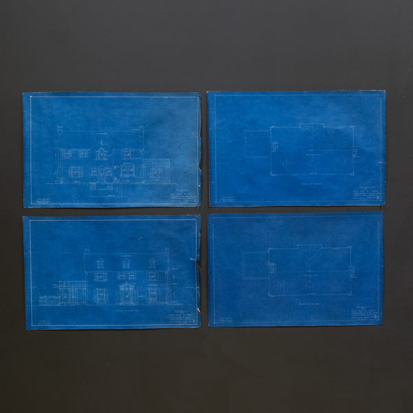 Set of San Mateo, CA House Blue Prints c.1923