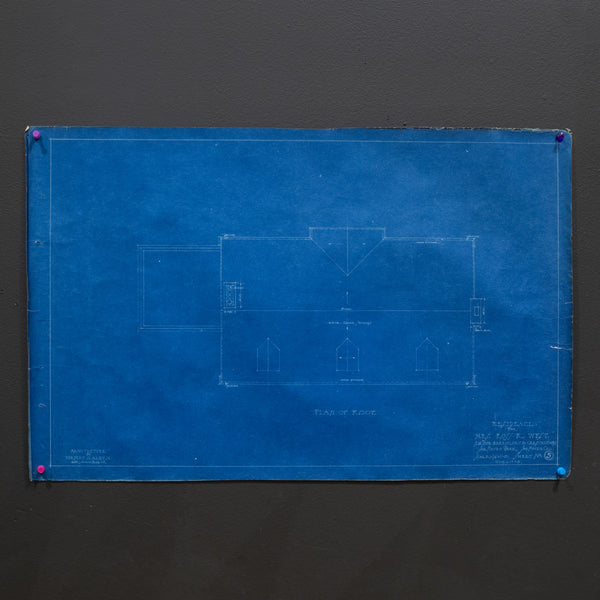 Set of San Mateo, CA House Blue Prints c.1923