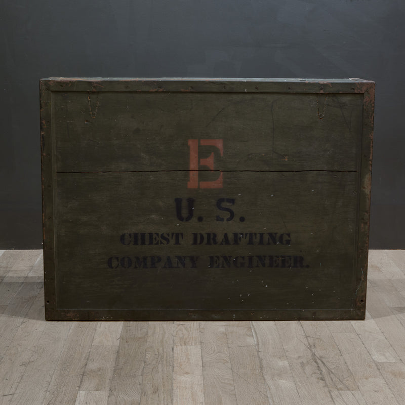 WWII era Military Trunk/Coffee Table c.1940