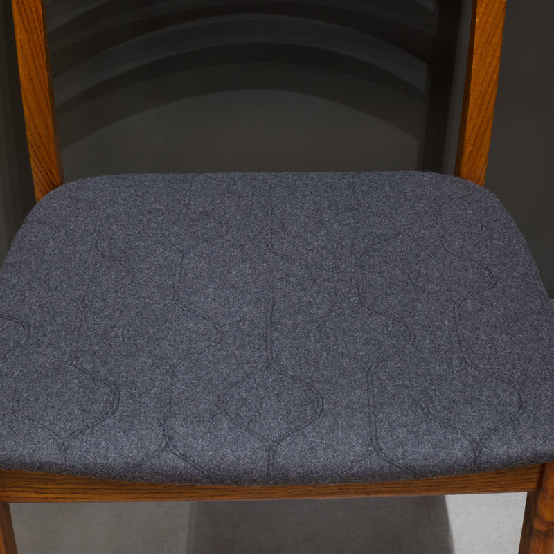 Reupholstered Mid-century Danish Rosewood Dining Chairs c.1960