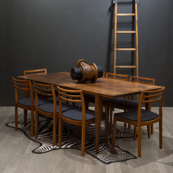 Reupholstered Mid-century Danish Rosewood Dining Chairs c.1960