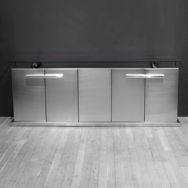 Mid-century Belgo Chrome Sideboard c.1970