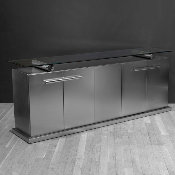 Mid-century Belgo Chrome Sideboard c.1970
