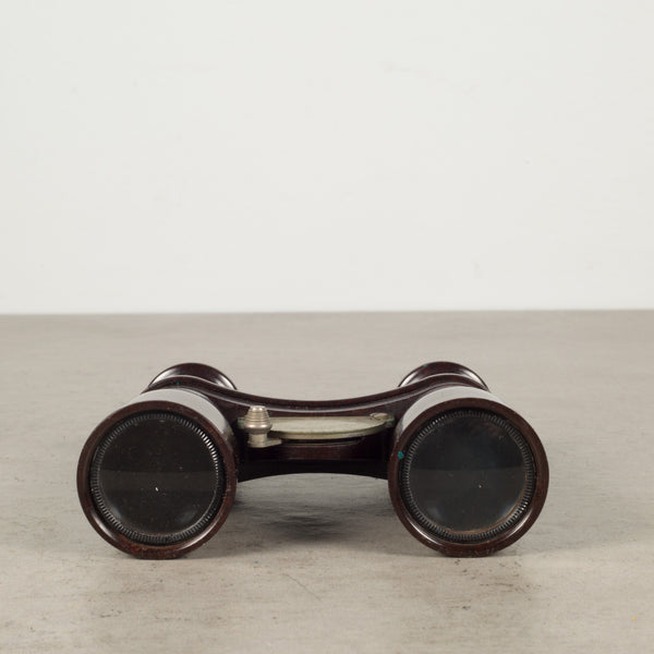 Early 20th c. Bakelite Binoculars and Leather Case c.1930