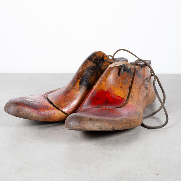 Antique Wooden Shoe Last c.1920-8 Pairs Available