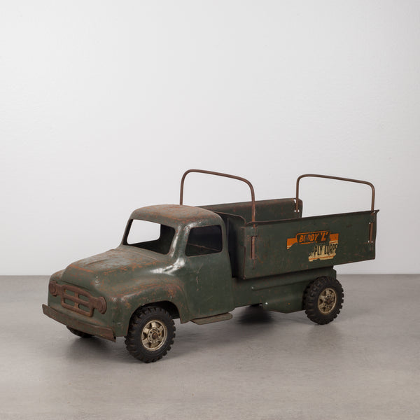 Die Cast Steel Toy Truck "Buddy L Army Supply Corps" c.1940