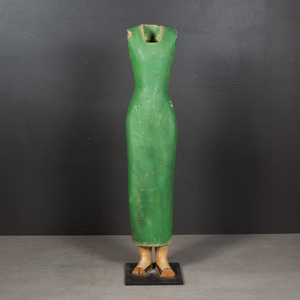 Mounted Antique Distressed Wooden Santo c.1890-1940