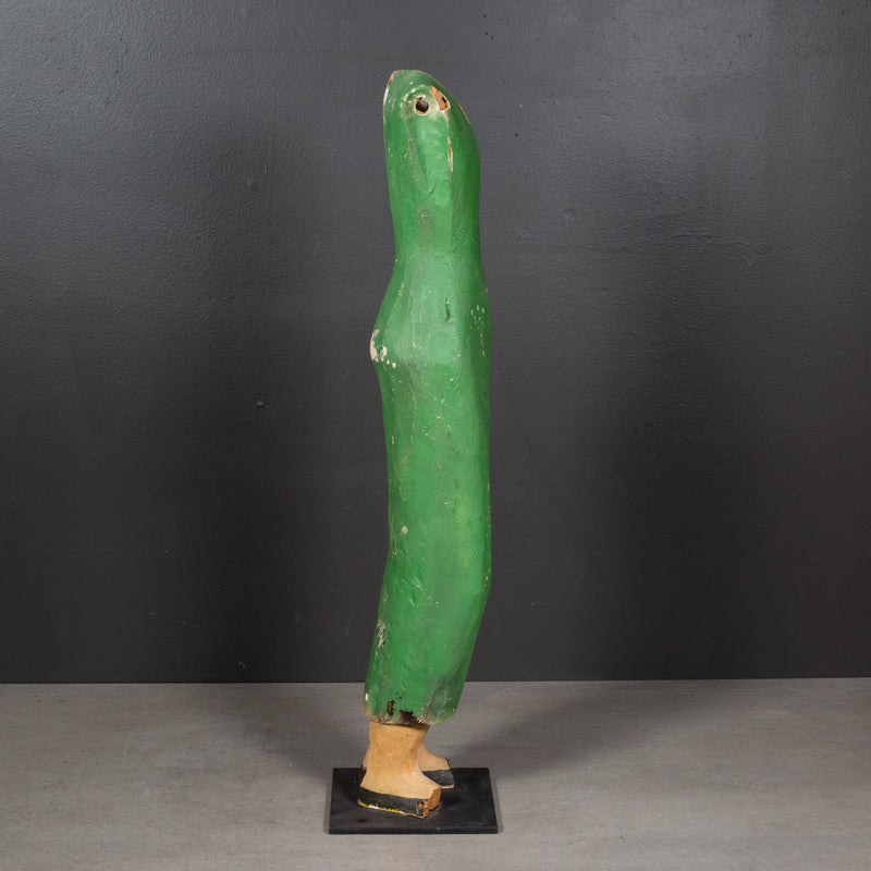 Mounted Antique Distressed Wooden Santo c.1890-1940