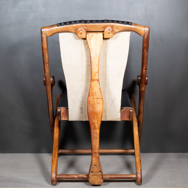 Mid-century Don Shoemaker Rosewood and Leather Folding Lounge Chairs, Mexico c.1960-Price per chair